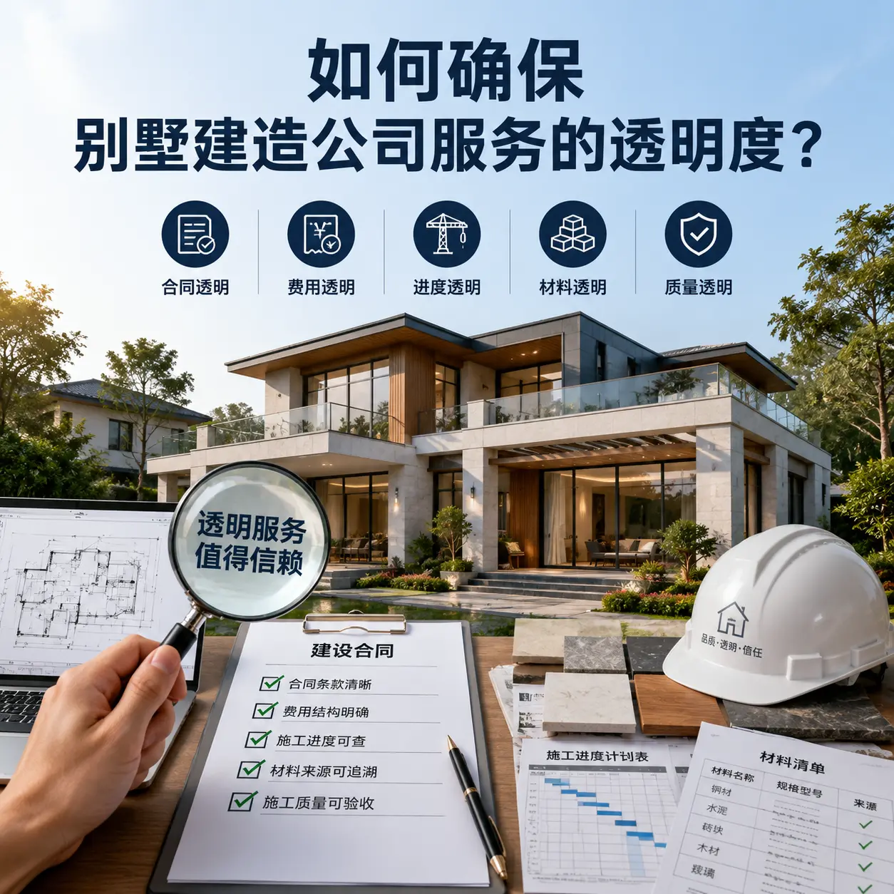 在 毕节 如何确保别墅建造公司服务的透明度？
