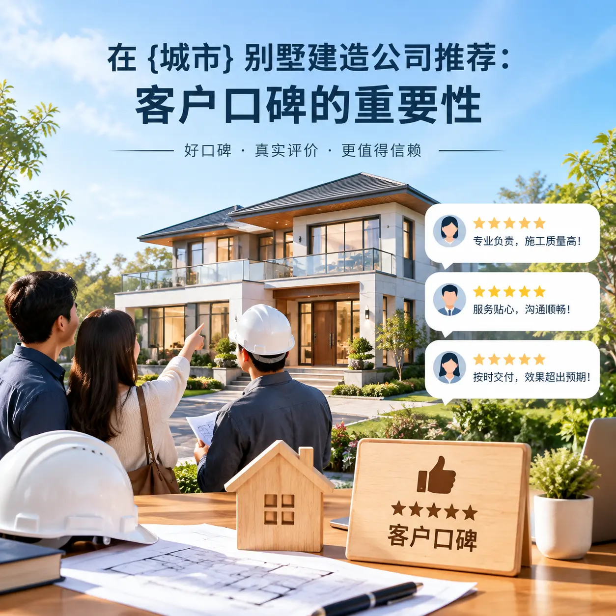 在 毕节 别墅建造公司推荐：客户口碑的重要性