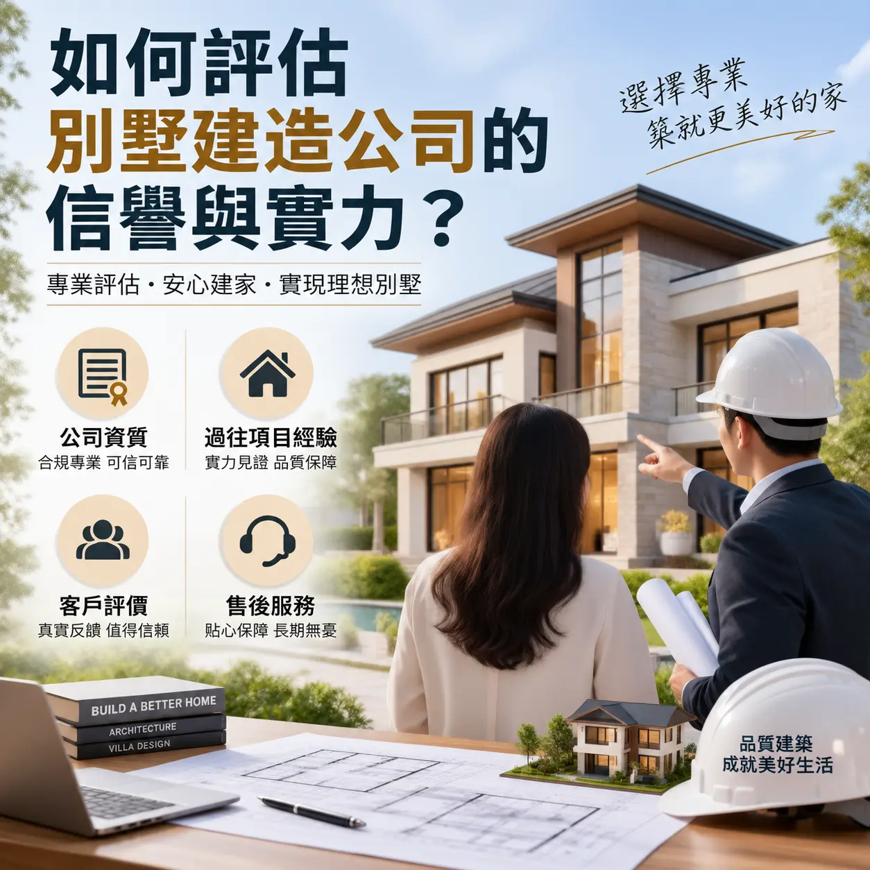 如何评估 毕节 别墅建造公司的信誉与实力？