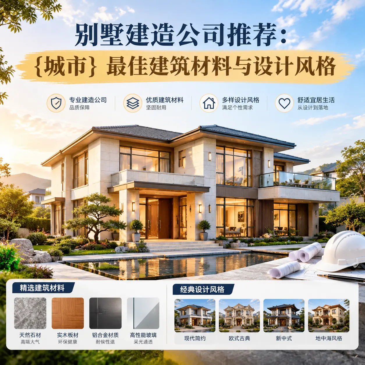 别墅建造公司推荐: 毕节 最佳建筑材料与设计风格