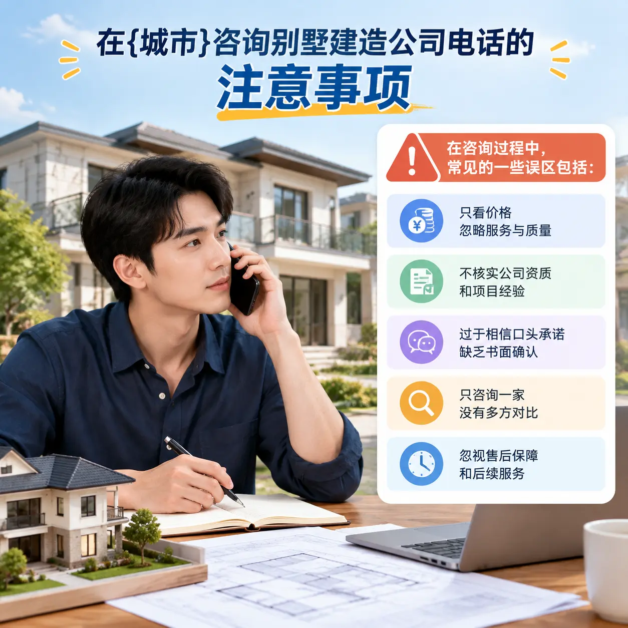 在毕节咨询别墅建造公司电话的注意事项